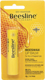 BEESLINE - Lip Balm - Natural Beeswax - Nourishing and Hydrating Balm - Dry and Irritated Lips - 4 g 5281018566220