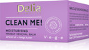 Delia Cosmetics - Clean Me - Face and Eye Makeup Removal Balm - All Skin Types - Almond Oil, Cocoa Butter, Mango Butter - Cleans, Removes Make-up, Moisturizes - Vegan Cosmetic - 40g