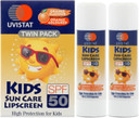 Uvistat Kids Sun Care Lipscreen | SPF50 | Moisturising Lip Balm for Kids | Prevent Dry and Chapped Lips | 2 Tubes