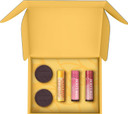 Burt's Bees Lip Care Set - Lip Balms & Tints in Red Dahlia & Hibiscus, Lip Mask & Scrub