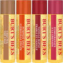 Burt's Bees Moisturising Lip Balm, Tinted Lip Balm and Lip Shimmer, Mistletoe Kiss (Pack of 2)