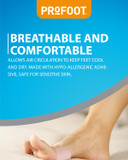 PROFOOT Chiropody Felt - Self-Adhesive Chiropody Padding for Foot Pain - Instant Relief from Pressure - Gentle on Skin - Ideal for Blisters, Bunions, Calluses & Discomfort - Pack of 2