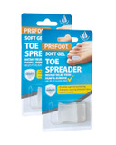 Profoot SoftGel Toe Spreader - Relieve Bunion Pain and Align Toes - Gentle Bunion Corrector - Washable, Reusable - 2 Pack
