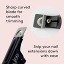 Mylee The Shortie Nail Extension Clipper - Precise & Durable Nail Tip Cutter, Manicure Tool for Perfect Prep, Professional Extension Clipper, for Acrylic Extensions, False Nails and Tips