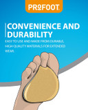 Profoot Soft Gel Ball of Foot Cushions - Instant Pain Relief - Absorbs Shock, Reduces Friction & Redistributes Pressure - Ideal for Metatarsalgia and Morton's Neuroma