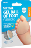 Profoot Soft Gel Ball of Foot Cushions - Instant Pain Relief - Absorbs Shock, Reduces Friction & Redistributes Pressure - Ideal for Metatarsalgia and Morton's Neuroma