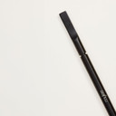 Mylee Cuticle Pusher  Professional, Sleek, Matte Black, Stainless Steel, Duel-Ended Salon-Quality Cuticle Pusher for Nudging Cuticles Back and Scraping Away Hard-to-Remove Skin Debris