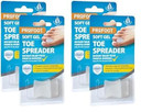 PROFOOT SoftGel Toe Spreader - Relieve Bunion Pain and Align Toes - Gentle Bunion Corrector - Washable, Reusable - 4 Pack