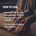 CCS Warming Foot Cream 150 ml - Moisturise and Soften Dry Skin and Cold Feet with a warming sensation