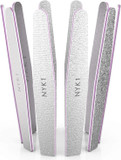 White Nail Buffer Sanding Block - (Pack of 10) NYK1 Professional Salon Quality Grit Nail Buffer File for Sanding, Filing Natural, or Acrylic Gel Nails