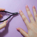 Mylee Cuticle Nippers  Professional, Sleek, Matte Black, Stainless Steel, Salon-Quality for Precision Trimming and Effective Removal of Unruly Cuticles, Hangnails and Excess Skin