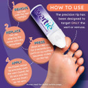 Wartie Advanced Wart & Verruca Remover, Extra Strength Gel Removes Stubborn Warts & Verrucas Fast  White , 50 ml (Pack of 1)