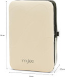 Mylee Manicare Kit  Three Professional, Sleek, Matte Black, Stainless Steel, Salon-Quality Nail Tools In One Stylish Case  Includes Cuticle Nippers, Small Nail Clipper & Dual-Ended Cuticle Pusher