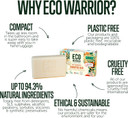 Eco Warrior Deeply Nourishing Shampoo Bar | Vegan, Cruelty Free, Natural, No SLS or Parabens | Eco Friendly Cleansing | Hydrating Pink Clay, Pure Orange & Ginger Essential Oil for Healthy Hair | 100g