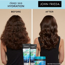 John Frieda Deep Sea Hydration Moisturising Hair Mask, Deep Conditioning Smoothing Treatment for Dry, Damaged Hair 250ml