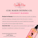 Camille Rose Fresh Curl 2 in 1 Hair Styling Cream and Detangler Gel, Nourishing and Styling, Avocado and Castor Oil, 240 ml (Pack of 1)