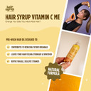 Hair Syrup | Vitamin C Me Pre-Wash Hair Oil | Revive Fragile, Delicate Strands | Strengthen Hair & Reduce Breakage | Made with Sweet Orange Oil, Papaya & Macadamia | Vegan | 100% Natural | 100ml