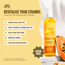 Hair Syrup | Vitamin C Me Pre-Wash Hair Oil | Revive Fragile, Delicate Strands | Strengthen Hair & Reduce Breakage | Made with Sweet Orange Oil, Papaya & Macadamia | Vegan | 100% Natural | 100ml