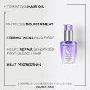 Kérastase Blond Absolu, Intense Blonde Strengthening Hair Oil, For Sensitised Lightened or Highlighted Hair, With Hyaluronic Acid & Edelweiss Flower Kérastase Blond Absolu, Intense Blonde Strengthening Hair Oil, For Sensitised Lightened or Highlighted Hair, With Hyaluronic Acid & Edelweiss Flower