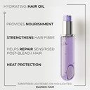 Kérastase Blond Absolu, Intense Blonde Strengthening Hair Oil, For Sensitised Lightened or Highlighted Hair, With Hyaluronic Acid & Edelweiss Flower Kérastase Blond Absolu, Intense Blonde Strengthening Hair Oil, For Sensitised Lightened or Highlighted Hair, With Hyaluronic Acid & Edelweiss Flower