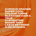 Bleach London Burnt Peach Colour - Bright Peach Hair Dye - Vegan & PETA-Approved Semi-Permanent Direct Dye - 150 ml