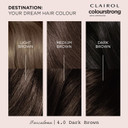 Clairol Colour Strong Permanent Hair Dye - 4.0 Dark Brown