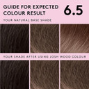 Josh Wood Permanent Colour 6.5 (Lighter Brown) Celebrity-approved ammonia-free - Leaves hair super shiny and hydrated with 100% grey coverage - Natural-looking and Vegan