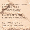 Josh Wood Colour (Blonde) Root Smudge with Two-Ended Brush and Mirrored Compact -Weightless Satin Powder with Non-Greasy Formula,Non-Dye Alternative for Temporary Grey Hair Coverage, Apply to Dry Hair