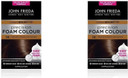 John Frieda Precision Foam Colour 5B, Salon Finish Hair Dye, 100 Percent Grey Coverage, Medium Chocolate Brown, 1 Count (Pack Of 2)
