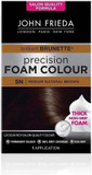 John Frieda Precision Foam Colour 5B, Salon Finish Hair Dye, 100 Percent Grey Coverage, Medium Chocolate Brown, 1 Count (Pack Of 2)