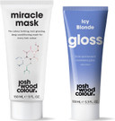 Josh Wood Hair Gloss (Icy Blonde) - Semi-permanent gloss refreshes and conditions hair colour - Removes brassy tones - Lasts up to 6 washes - 100% Vegan - Cream (100ml X 2)