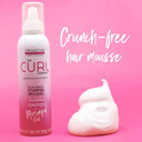 The Curl Company Hold and Body Foaming Mousse (200 ml) - Defines Curls and Waves, Eliminates Frizz and Smoothes Unruly Flyways; Professionally Formulated with Curplex and Nourishing Moringa Oil