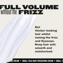 Bed Head by TIGI Small Talk Thickening Cream 240ml  Volumising Hair Styling Cream for Fine and Flat Hair, Frizz Control