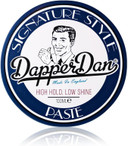 Dapper Dan Signature Style Paste, High Hold Low Shine for Men, For Short to Medium Length Hair, Reworkable Paste, Signature Cologne Fragrance, 100ml