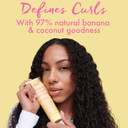 Umberto Giannini Banana Coconut Air Dry Cream 150ml - Weightless Curl Cream with Medium Hold Umberto Giannini Banana Coconut Air Dry Cream 150ml - Weightless Curl Cream with Medium Hold