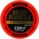 EBIN NEW YORK Braid Formula Conditioning Gel, Medium Hold, 3.53oz | Great for Braiding, Twisting, Edges, No Residue, No Flaking, Strong Hold, High Shine, Smoothing with Clean & Aloe Vera Scent