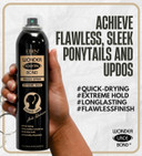 Wonder Lace Bond Ponytail Freeze Spray 8oz-Extreme Hold (COARSE HAIR) | Humidity Resistant, Quick-Drying, Lightweight, No Residue, Water-Resistant Hair Styling Spray for Sleek, Long-Lasting Ponytails Wonder Lace Bond Ponytail Freeze Spray 8oz-Extreme Hold (COARSE HAIR) | Humidity Resistant, Quick-Drying, Lightweight, No Residue, Water-Resistant Hair Styling Spray for Sleek, Long-Lasting Ponytails