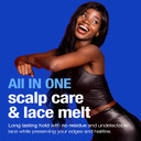 EBIN NEW YORK Wonder Lace Melt Aerosol Spray - Keratin + Biotin Infused (180ml./ 6.08oz) - Preserves Edges & Undetectable Lace | Long lasting hold | No Residue