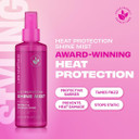 Lee Stafford Heat Protection Spray for Hair | Styling Collection - Leave In Anti-Frizz Control Treatment, Thermal Defense Shine Coat Mist for Daily Use, Flat Iron & Blow Dry Safe, 200 ml