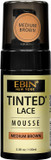 EBIN NEW YORK - Tinted Mousse - Unisex - 100ml - Medium Dark Brown for Seamless Lace Tinting & Natural Scalp Appearance