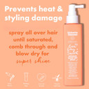 Umberto Giannini Grow Long & Smooth Wonder Blow Dry Hair Spray - Built in Heat Protectant Blow-dry Spray that adds Volume and Reduces Frizz for Thin Hair, Hair-loss - 175 ml, 5.9 FL Oz