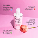 Only Curls Hydrating Curl Crème, 250ml, Curly Hair Product, Curl Enhancer & Control, Hydrating, Leave-in Styling Cream, Soft, Defined, Frizz-Free Curls, Vegan & Cruelty Free, For All Curly Hair Types