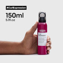 L'Oréal Professionnel Hair Mousse, With Heat Protection, For Curly & Coily Hair, 10-in-1 Multi-Benefit, With Glycerin, Urea H and Hibiscus Seed Extract, Serie Expert Curl Expression