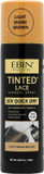 EBIN NEW YORK Tinted Lace Spray 3.38oz/ 100ml - Light Warm Brown | Quick Drying, Water Resistant, No Residue, Even Application, Matching Skin Tone, Natural Look