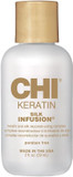 CHI Keratin Silk Infusion ; Reconstructing Keratin Treatment Hair Serum ; Leave-In Hair Oil for Dry Damaged Hair ; Hydrates, Restores & Adds Shine ; Paraben-Free, Gluten-Free & Color-Safe, 177 ml