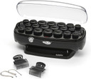 BaByliss Thermo-Ceramic Heated Hair Rollers, Long Lasting Curls, 20 Hair Rollers with Pins, All Hair Types, Anti-Frizz, Black, 3035U BaByliss Thermo-Ceramic Heated Hair Rollers, Long Lasting Curls, 20 Hair Rollers with Pins, All Hair Types, Anti-Frizz, Black, 3035U