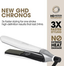 ghd Chronos Professional Styler - Our Best Hair Straightener, One Stroke High-Definition Results That Last 24hrs, 3X More Breakage Protection, 2X Less frizz, 20 sec Heat up, 10 min Sleep Mode