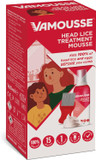 Vamousse Head Lice Treatment Mousse | Kills 100% of Head lice and Eggs Within 15 Minutes I One-time Application I Non-Greasy | Steel Nit Comb Included | 160 ml