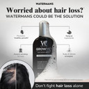 Hair Growth Shampoo & Conditioner by Watermans UK Biotin, Argan Oil, Allantoin, Rosemary, Niacinamide, Lupin. Male & Female Hair Loss Products
