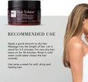 New Nordic Hair Volume Repair Mask - Promote Hair Growth for Dry Damaged Hair - Coconut & Castor Oil - Balance, Volumise & Strengthen - 300 ml Jar
